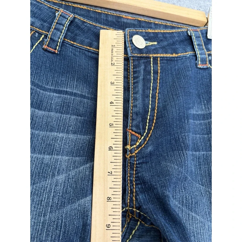 True Religion Jeans Men's 36x31 Dark Wash Denim Classic Relaxed Straight USA Y2K